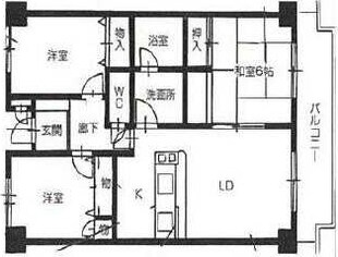 ロイヤルハイツ北島の物件間取画像